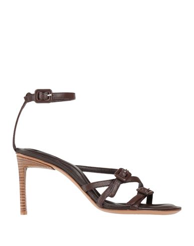 Jacquemus Les Sandales Camargue Leather Sandals In Brown