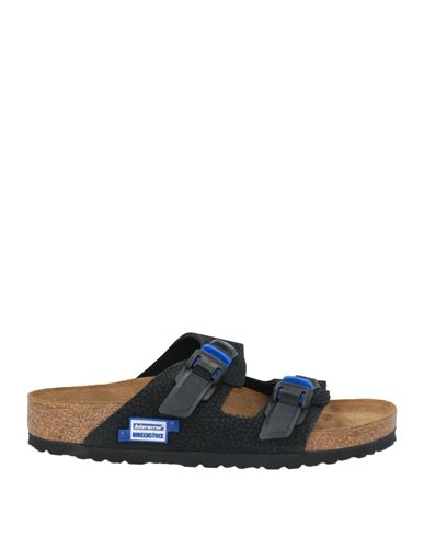 Ader Error X Birkenstock Woman Sandals Black Size 8 Leather In Black