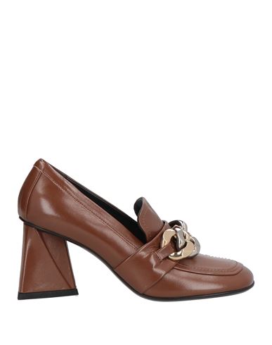 Strategia Woman Pumps Brown Size 8 Leather In Brown