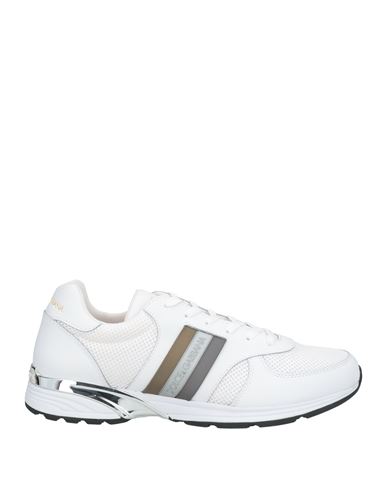 Dolce & Gabbana White Mesh Leather Low Top Trainers Sneakers Shoes In White