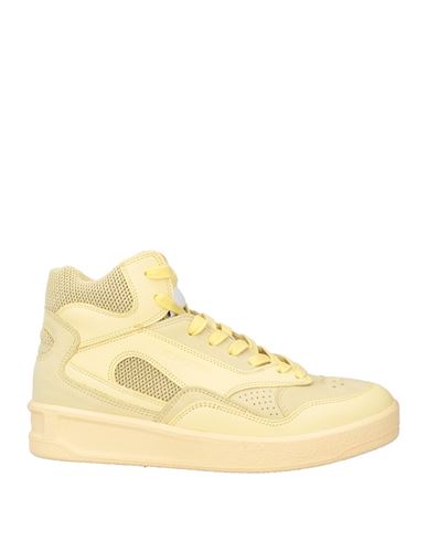 JIL SANDER JIL SANDER WOMAN SNEAKERS YELLOW SIZE 8 LEATHER 