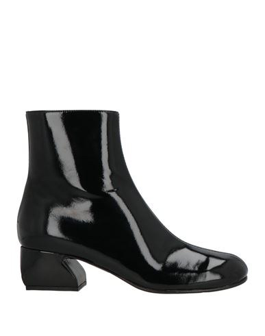 Si Rossi By Sergio Rossi Woman Ankle Boots Black Size 6 Latex In Black