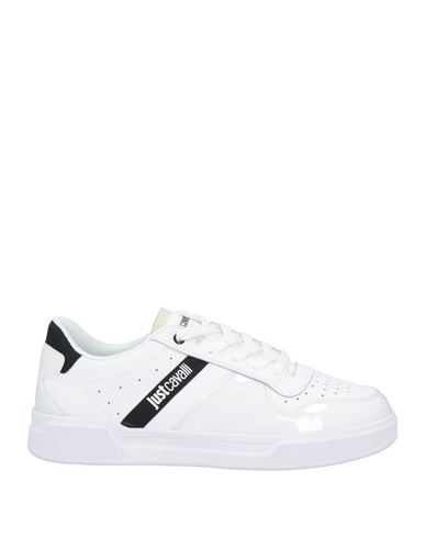 Just Cavalli Logo-print Panelled Sneakers In White