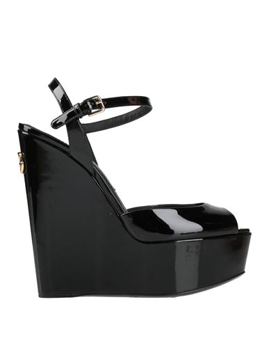 DOLCE&GABBANA Sandale Damen Schwarz 36.5,37,37.5,38 Damen