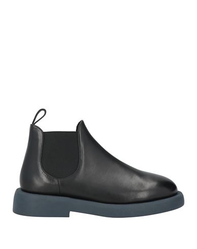 Marsèll Man Ankle Boots Black Size 9 Calfskin In Black