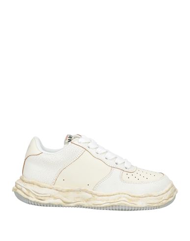 Miharayasuhiro Maison Mihara Yasuhiro Man Sneakers Ivory Size 8 Leather In White