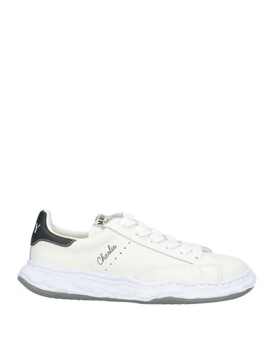 Miharayasuhiro Maison Mihara Yasuhiro Man Sneakers Ivory Size 8 Leather In White