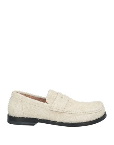 Loewe Mocassini Campo In Pelle Avorio Donna In White