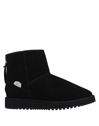 Suicoke Woman Ankle Boots Black Size 8 Shearling In Black