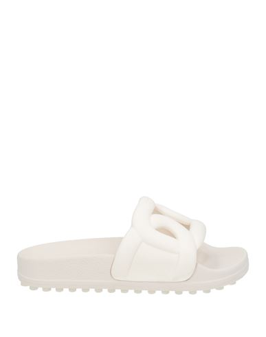 Tod's Cut-out Logo-detail Slides In White