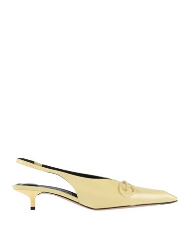 Jacquemus Les Slingbacks Cubisto Basses Slingback Pumps In Gold
