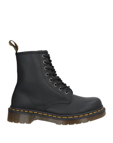 DR. MARTENS' DR. MARTENS WOMAN ANKLE BOOTS BLACK SIZE 8 LEATHER 