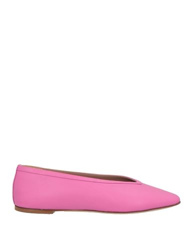 PROMENADE PROMENADE WOMAN BALLET FLATS FUCHSIA SIZE 8 LEATHER