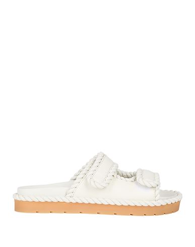Bottega Veneta Jack Leather Braid Dual-grip Sandals In Off White