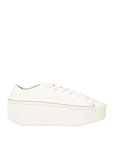 Y-3 Kyasu Lo Flatform Sneakers In White