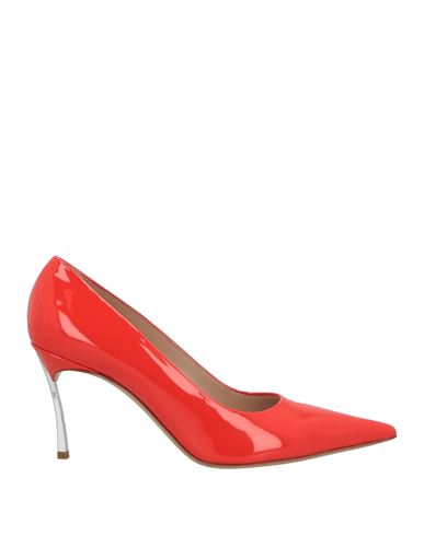 Casadei Woman Pumps Red Size 8 Leather In Red