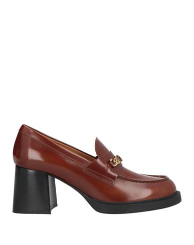 Tod's Gomma 65mm Logo-plaque Pumps In Brown