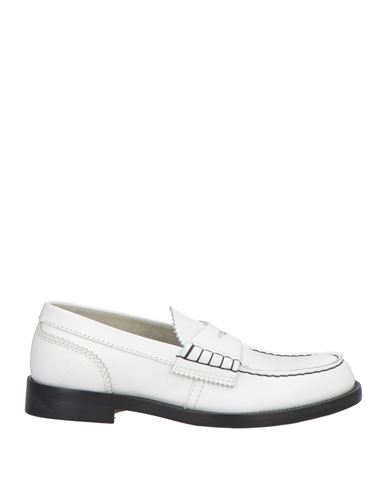 College Woman Loafers White Size 8 Leather