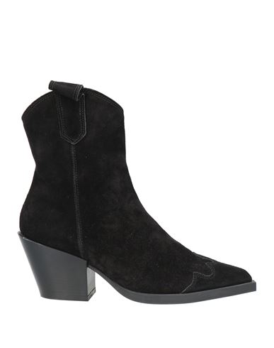 Copenhagen Studios Woman Ankle Boots Black Size 7 Leather In Black