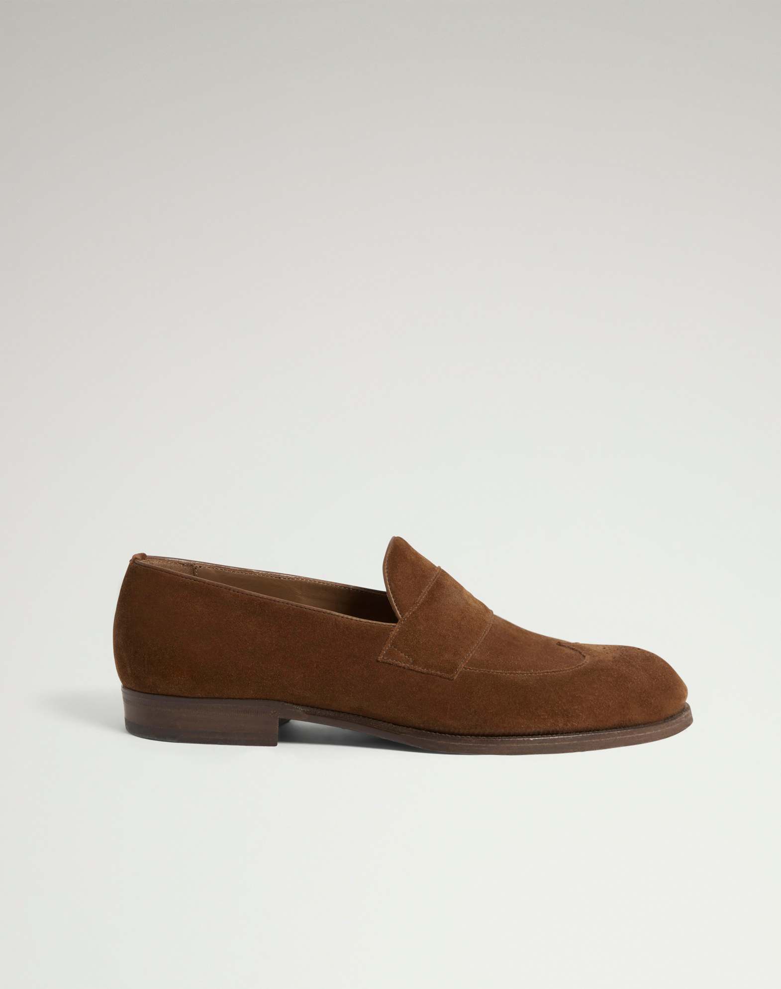 DUNHILL MOUNT WINGTIP SUEDE LOAFERS