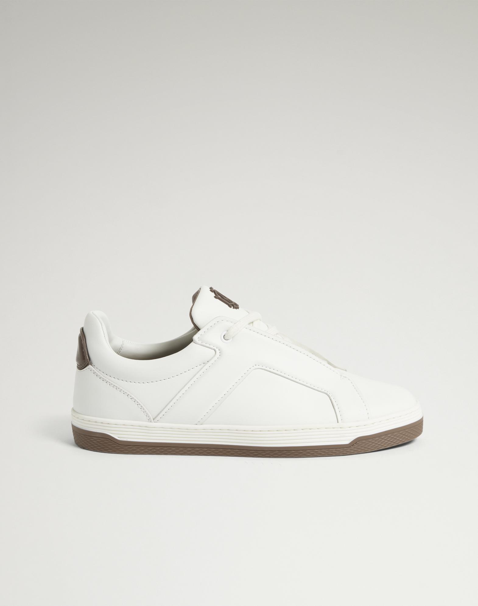 DUNHILL TAILORED LEATHER SNEAKERS