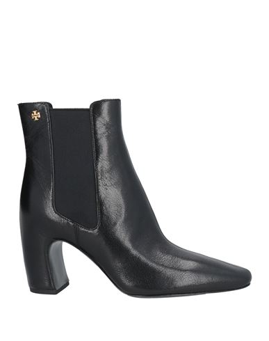 Tory Burch Woman Ankle Boots Black Size 8 Leather