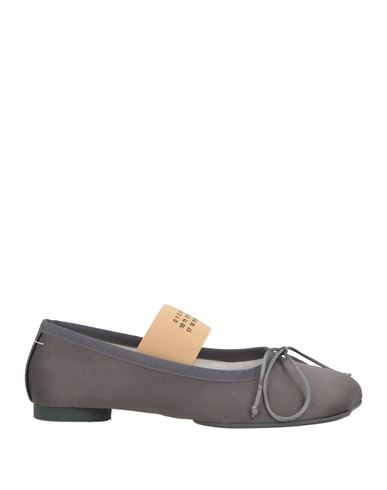 Mm6 Maison Margiela Woman Ballet Flats Midnight Blue Size 8 Textile Fibers