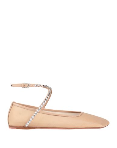 Amina Muaddi Mesh Crystal Ane Ballet Fl