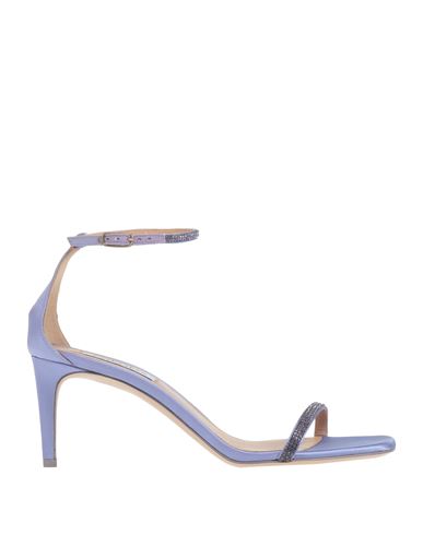 Sebastian Milano Woman Sandals Lilac Size 8 Textile Fibers In Purple