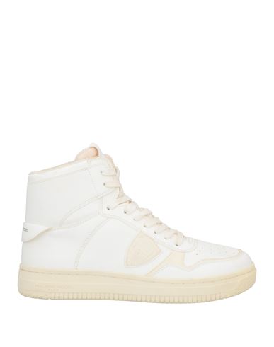 Acbc X Philippe Model Man Sneakers White Size 9 Leather In White