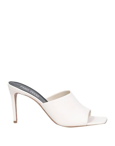 Shop Paris Texas Woman Sandals Ivory Size 8 Leather In White