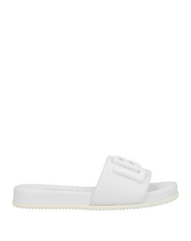 Loriblu Woman Sandals White Size 8 Leather In White