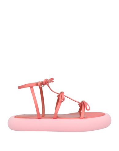 Giambattista Valli Bow-embellished Platform Sandals In Red