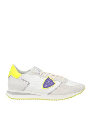 Philippe Model Woman Sneakers White Size 8 Leather, Textile Fibers In White