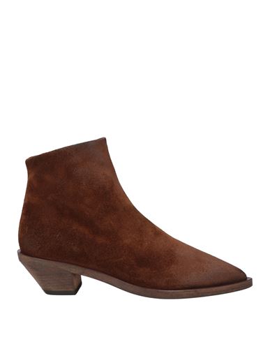 Marsèll Woman Ankle Boots Brown Size 8 Leather In Brown
