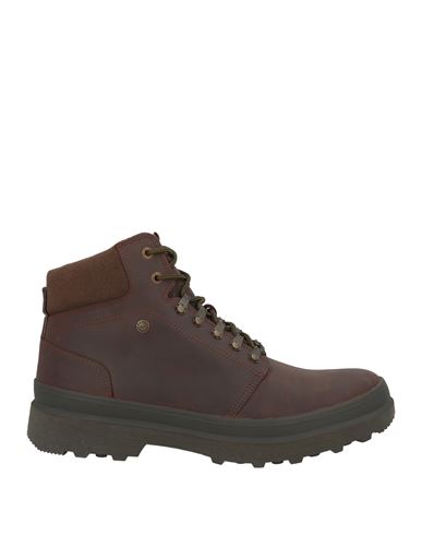 Barbour Man Ankle Boots Cocoa Size 9 Leather In Brown