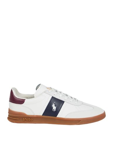 Polo Ralph Lauren Heritage Aera Leather-suede Trainer In White