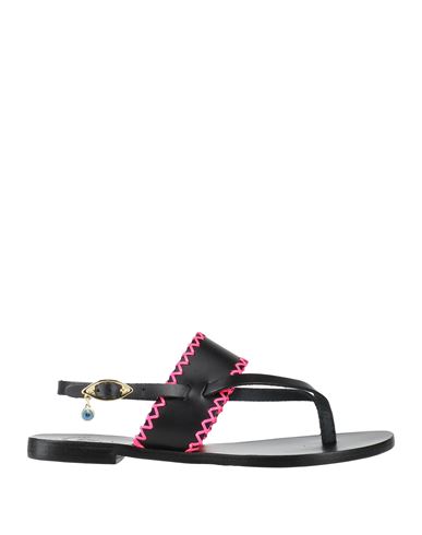 Sandalias de dedo Mujer Negro 36 Mujer