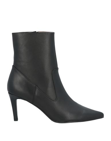 Bibi Lou Woman Ankle Boots Black Size 8 Leather In Black
