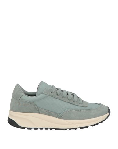 Common Projects Woman By  Woman Sneakers Pastel Blue Size 5 Leather, Textile Fibers In Blue