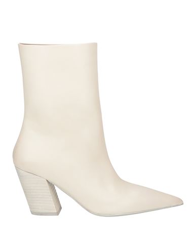 Marsèll Woman Ankle Boots Off White Size 7 Calfskin In Off White