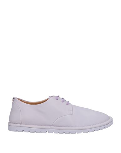 Marsèll Woman Lace-up Shoes Lilac Size 7.5 Calfskin In Purple