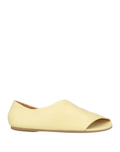 Marsèll Woman Ballet Flats Pastel Yellow Size 6.5 Calfskin