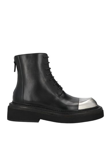 Marsèll Woman Ankle Boots Black Size 6 Calfskin In Black
