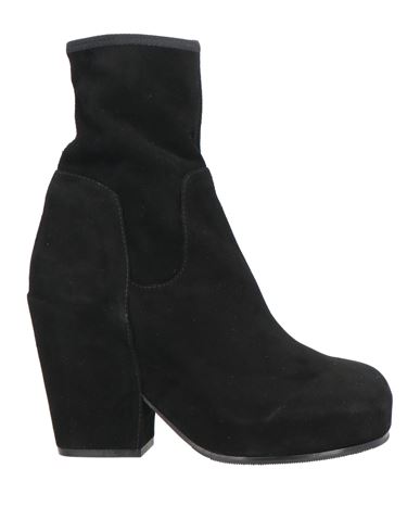 Random Identities Man Ankle Boots Black Size 6 Leather In Black