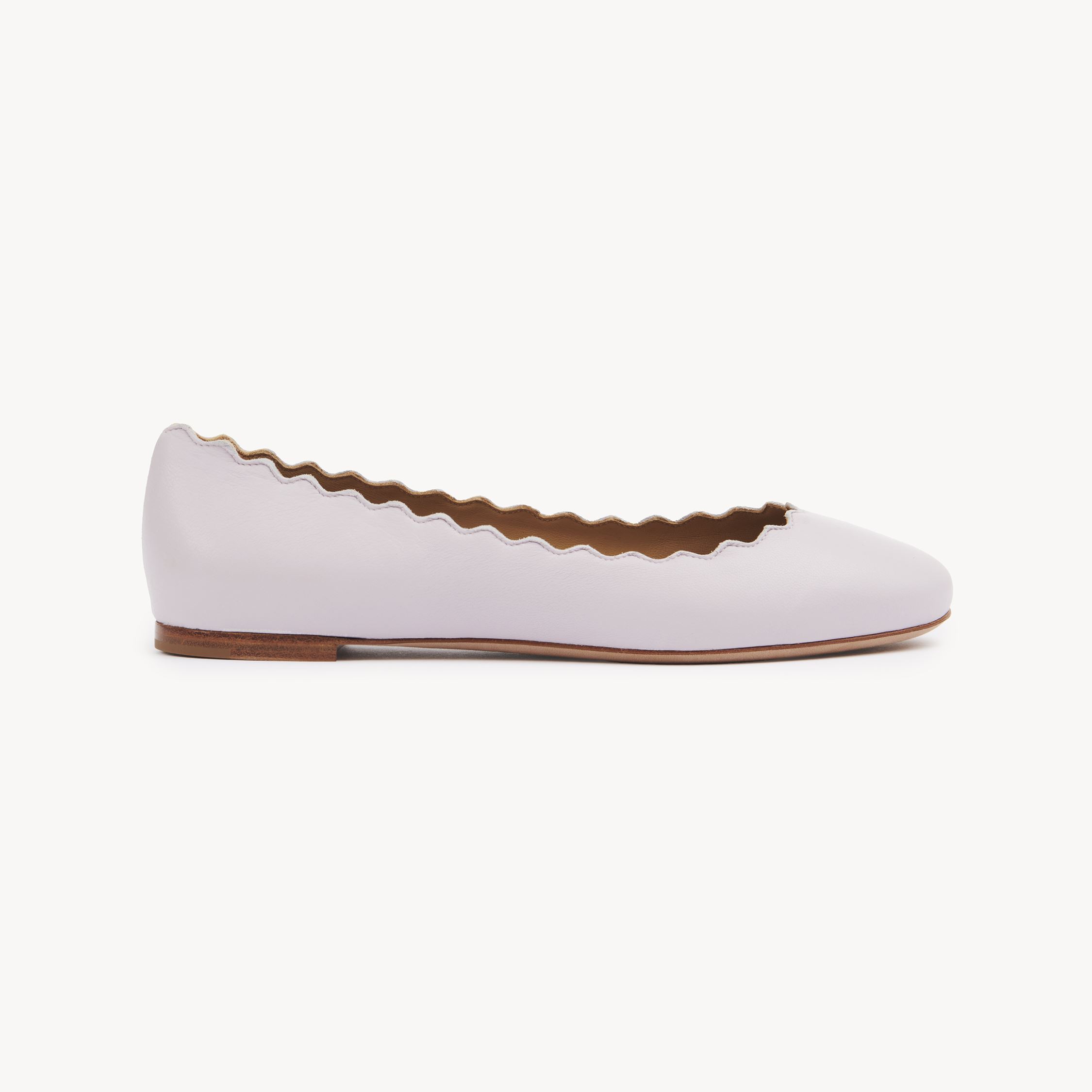 Chloé Ballerines Lauren Femme Violet Taille 37 100% Peau De Chèvre In Purple