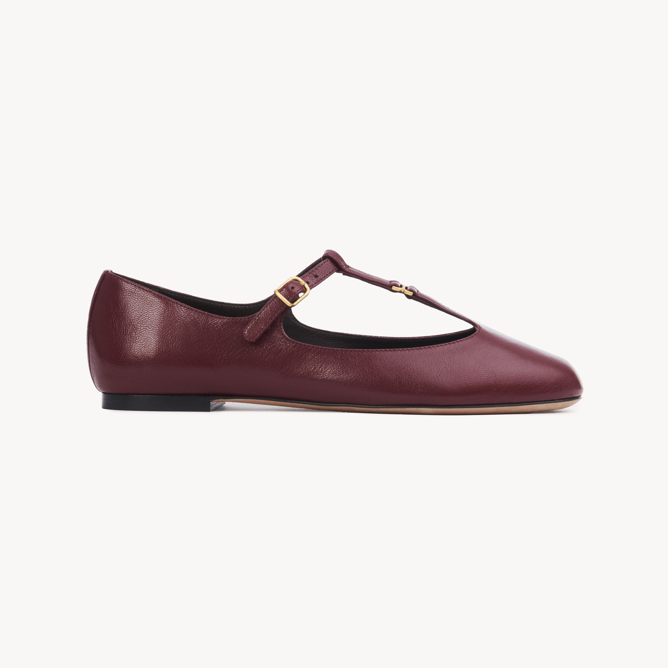 Chloé Ballerines Marcie Femme Rouge Taille 42 100% Cuir De Brebis In Red