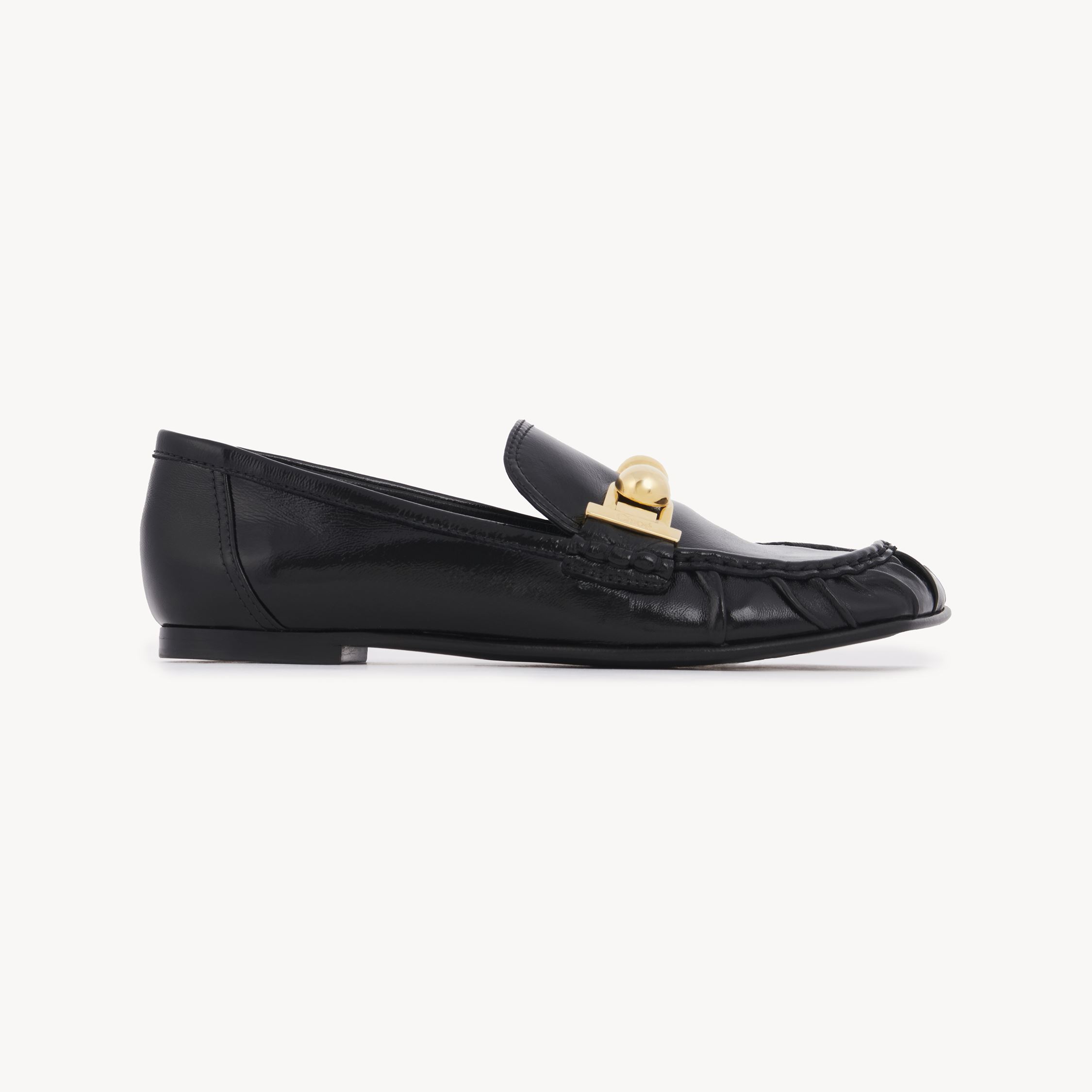 Chloé Mocassins Miles Femme Noir Taille 38 100% Cuir De Veau In Black