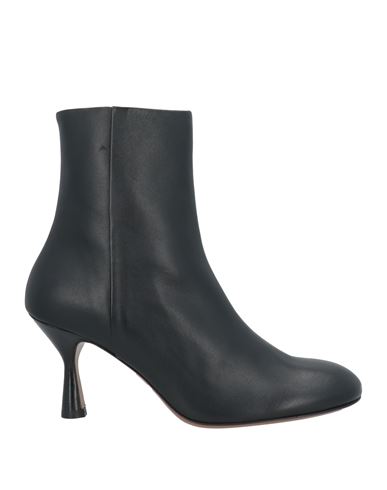 Atp Atelier Woman Ankle Boots Black Size 8 Leather In Black