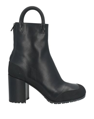 Random Identities Man Ankle Boots Black Size 6 Calfskin In Black